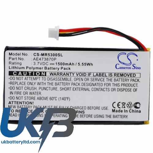 MAGELLAN AE473870P Compatible Replacement Battery