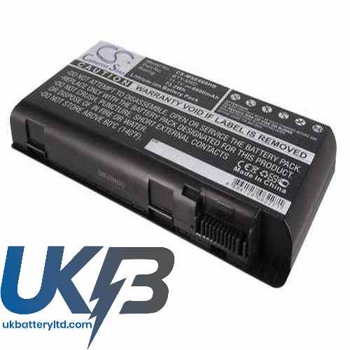 MSI GT663-437BE Compatible Replacement Battery