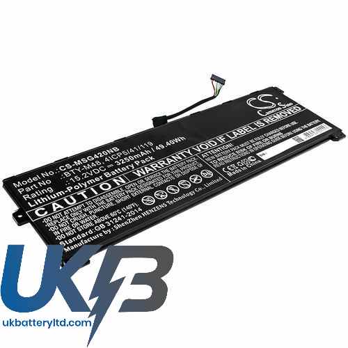 MSI PS42 8RA-074In Compatible Replacement Battery
