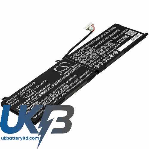 MSI GS65 Stealth Thin Compatible Replacement Battery