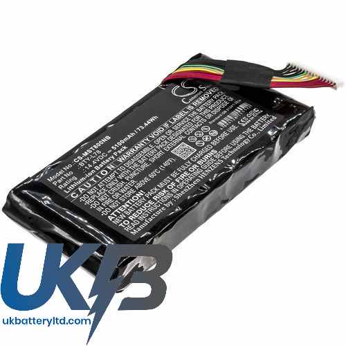 MSI GT80S 6QE-268CN Compatible Replacement Battery