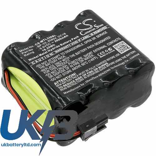 Martel BetaGauge 330 Compatible Replacement Battery