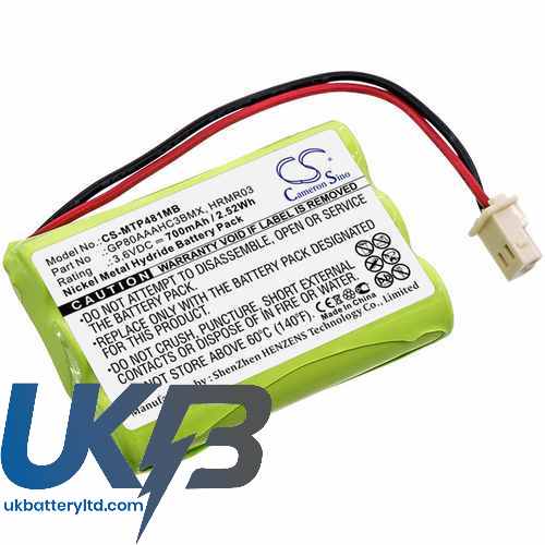 Motorola GP80AAAHC3BMX Compatible Replacement Battery