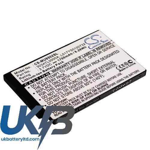 I MATE Ultimate 9502 Compatible Replacement Battery