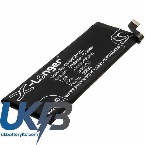 Xiaomi Mi Note 10 Pro Compatible Replacement Battery