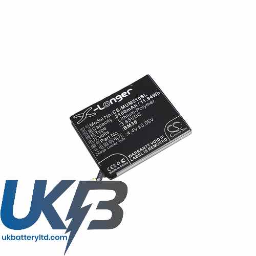 XIAOMI BM36 Compatible Replacement Battery