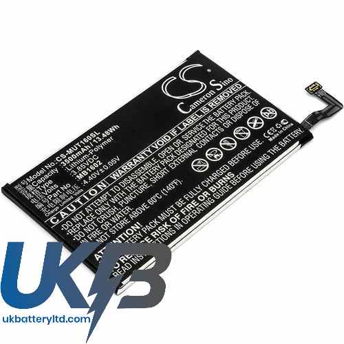 Meitu MP1602 Compatible Replacement Battery