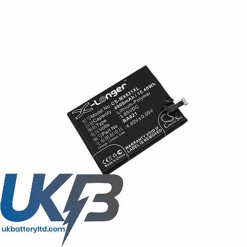 MEIZU BA621 Compatible Replacement Battery