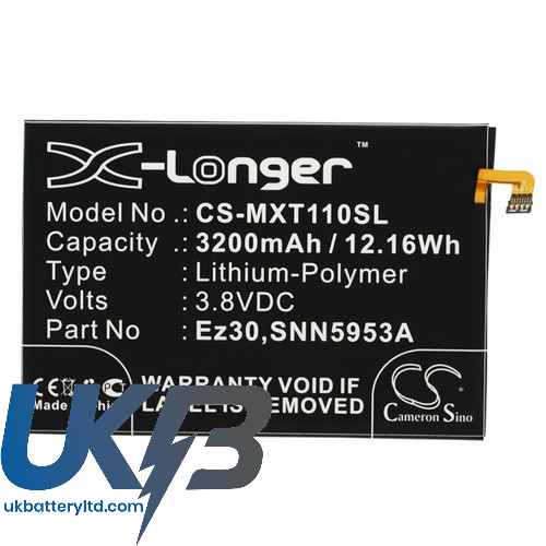 MOTOROLA SNN5953A Compatible Replacement Battery