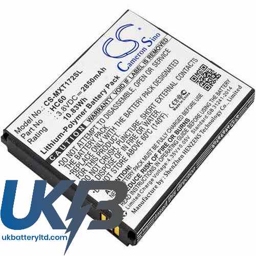 Motorola XT1725 Compatible Replacement Battery