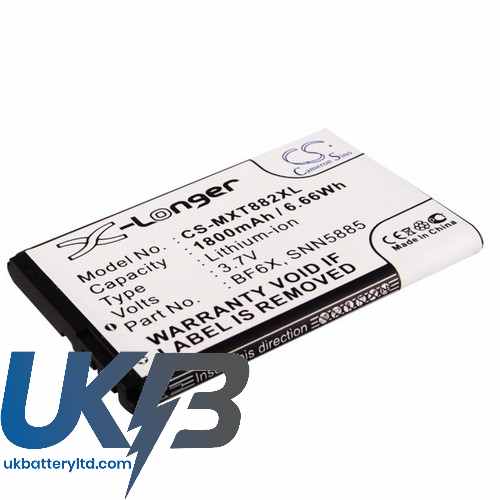 MOTOROLA BF6X Compatible Replacement Battery