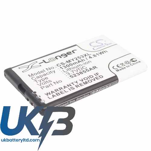 SAGEM P-N523855AR Compatible Replacement Battery