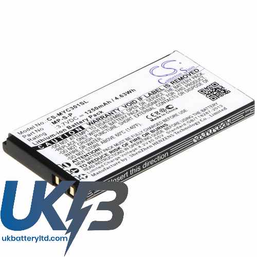 MYPHONE MP S P Compatible Replacement Battery