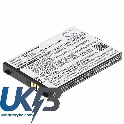 MYPHONE HammerIron Compatible Replacement Battery