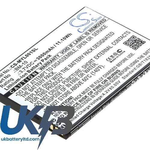 MYPHONE L Line Compatible Replacement Battery