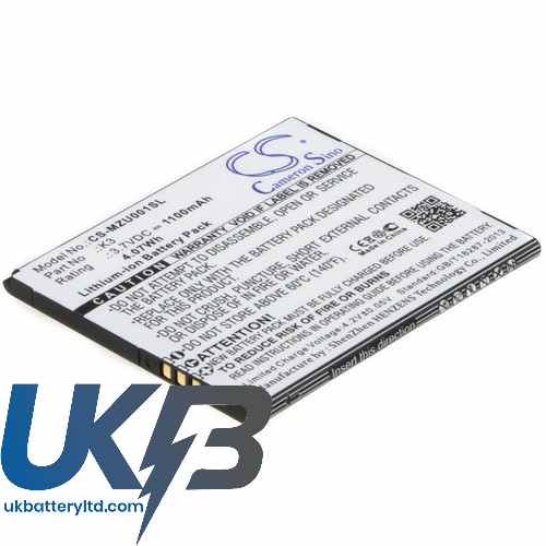 NAVON K3 Mizu MZT001 Compatible Replacement Battery