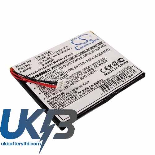 FUJITSU Loox 600 Extended Compatible Replacement Battery