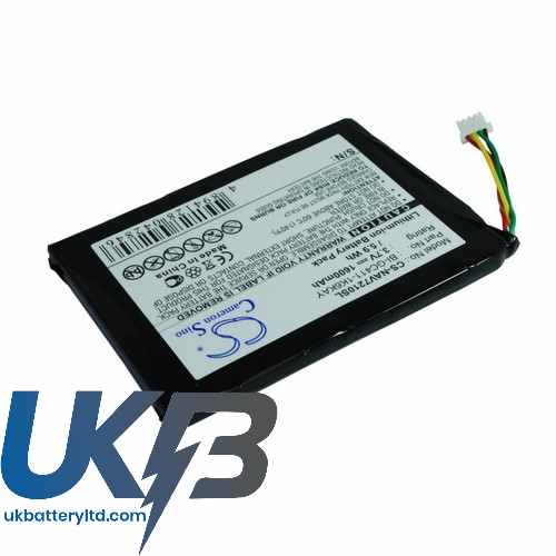 NAVIGON 72107310 Compatible Replacement Battery