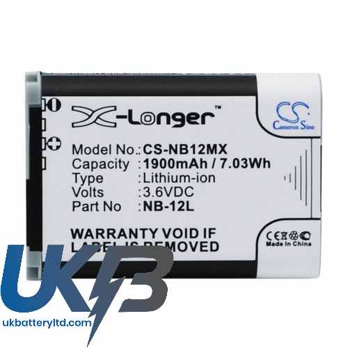 CANON Legria Mini X Compatible Replacement Battery