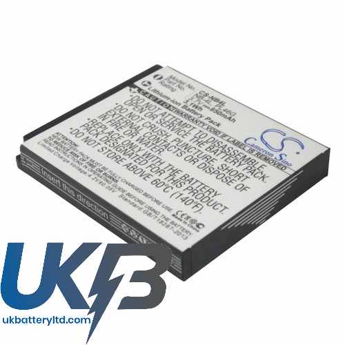 CANON Digital IXUS100IS Compatible Replacement Battery