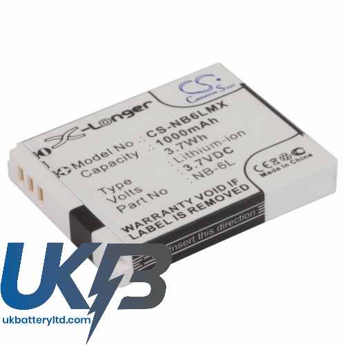 CANON IXY Digital 25IS Compatible Replacement Battery