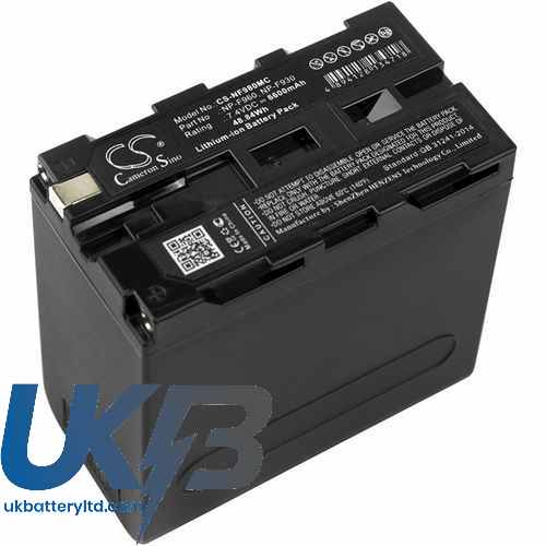 Sony NP-F970/B Compatible Replacement Battery