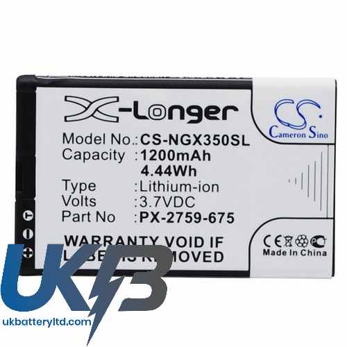 NAVGEAR PX 2759 675 Compatible Replacement Battery
