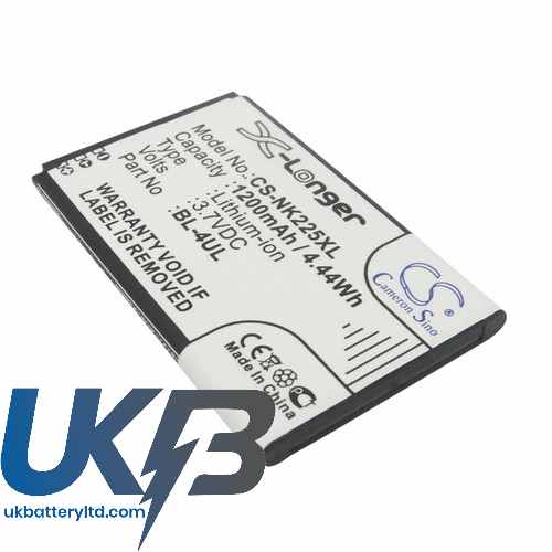NOKIA BL 4UL Compatible Replacement Battery