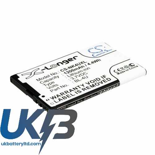 Texet TB-BL4U TM-333 TM-D305 Compatible Replacement Battery