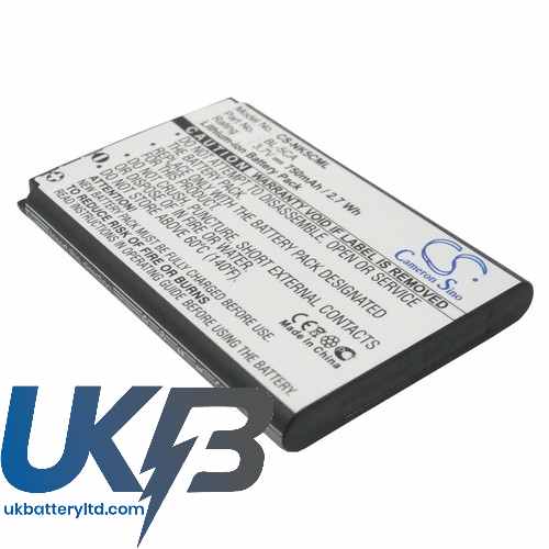 NOKIA 1650 Compatible Replacement Battery