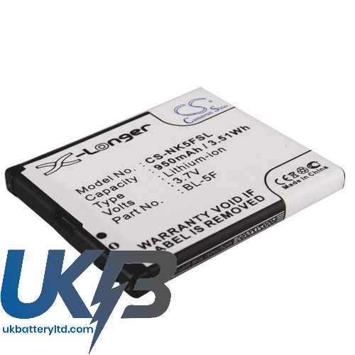 NOKIA X5 SCDMA Compatible Replacement Battery