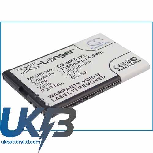 NOKIA Lumia 525 Compatible Replacement Battery