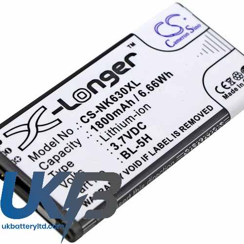 NOKIA Lumia 635 Compatible Replacement Battery