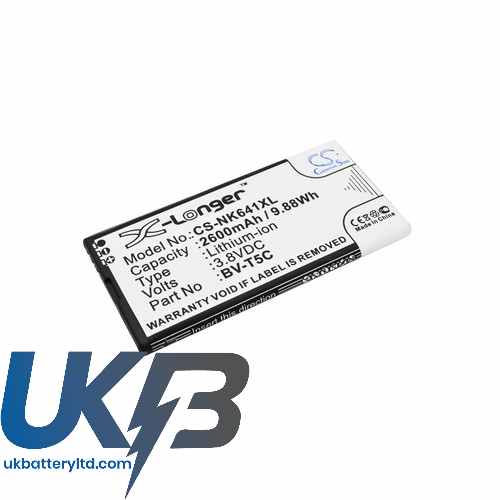 NOKIA BV T5C Compatible Replacement Battery