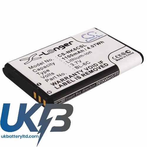 NOKIA N GageQD Compatible Replacement Battery