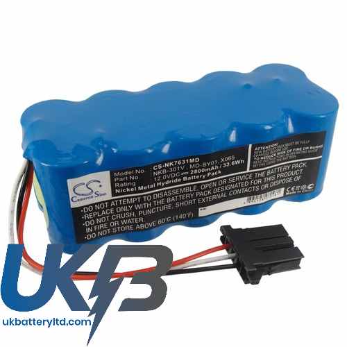 NIHON KOHDEN TEC 7531 Compatible Replacement Battery