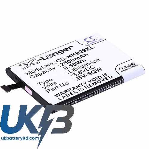 Nokia BV-5QW iCOM Lumia 929 929+ Compatible Replacement Battery