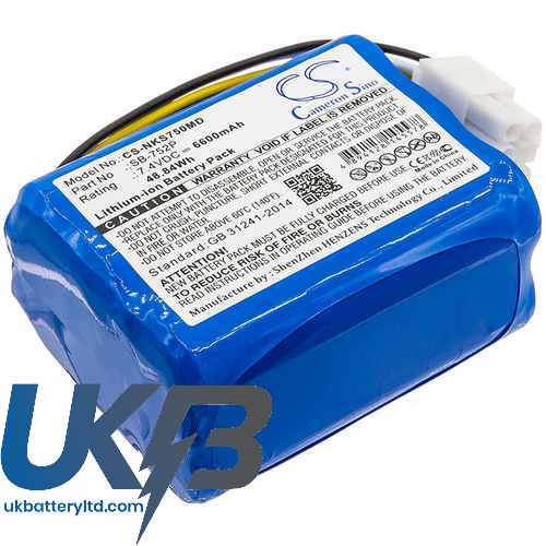 Nihon Kohden SB-752P Compatible Replacement Battery