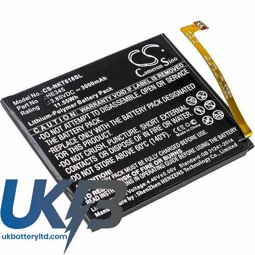 Nokia 6 2018 Compatible Replacement Battery