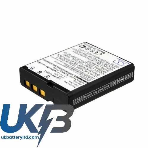CASIO Exilim EX ZR1200 Compatible Replacement Battery