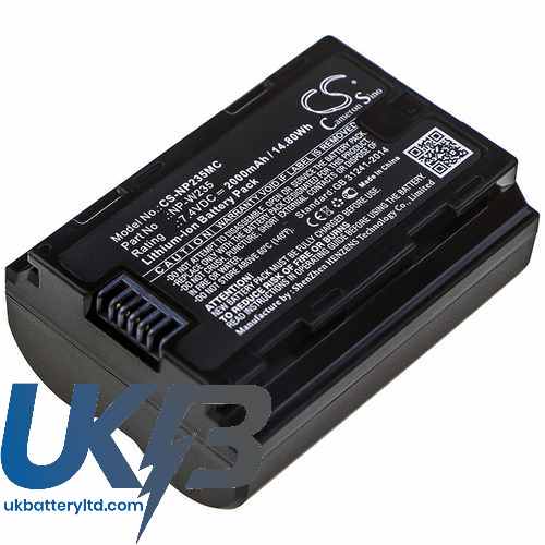 Fujifilm NP-W235 Compatible Replacement Battery