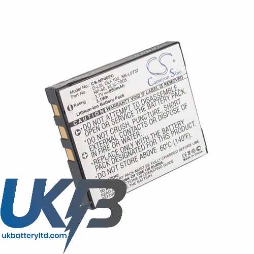 PRAKTICA DCZ10.3 Compatible Replacement Battery