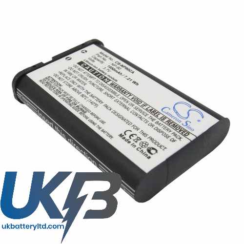 CASIO Exilim EX Z2000VT Compatible Replacement Battery