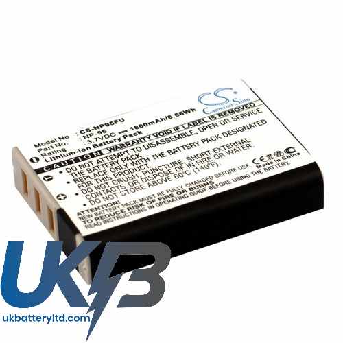 FUJIFILM NP 95 Compatible Replacement Battery