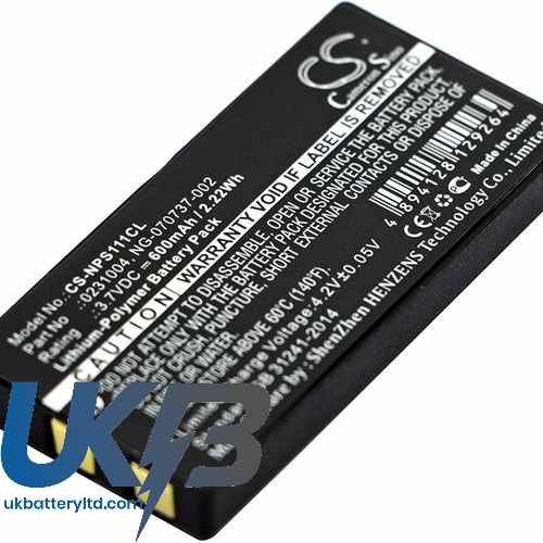 NEC NG 070737 002 Compatible Replacement Battery