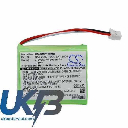 OMRON HBP 1300 Compatible Replacement Battery