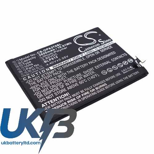 OPPO A37tm Compatible Replacement Battery