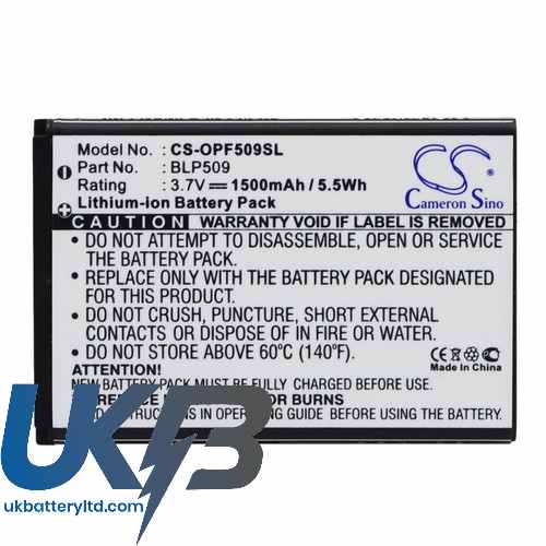 OPPO BLP509 Compatible Replacement Battery