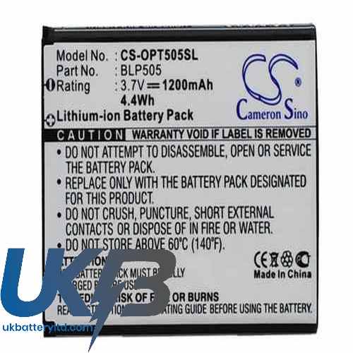 OPPO BLP505 Compatible Replacement Battery