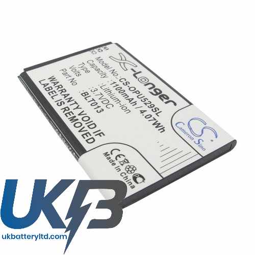 OPPO U525 Compatible Replacement Battery